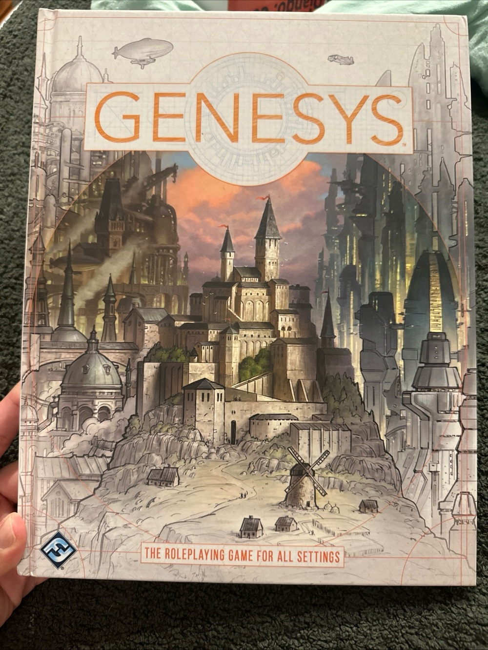 Genesys Core Rulebook Roleplaying Game Hardcover Fantasy Flight Games RPG FFG